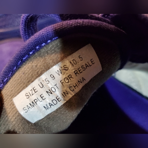 VansVault Old Skool VLT LX Croc Skin (Deep Blue)SamplePair Sz9Mens - Picture 9 of 10